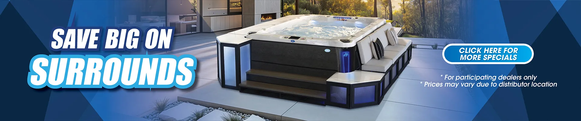 Calspas hot tub being used in a family setting - Buckeye
